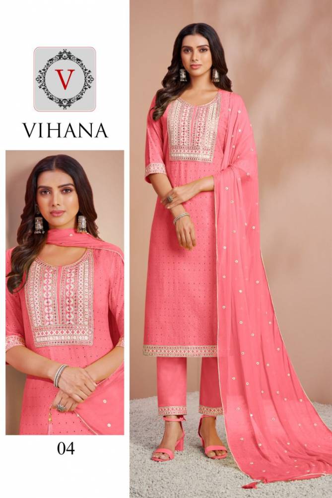 Kapil Trendz Vihana Fancy Readymade Designer Ethnic Wear Suit Collection
